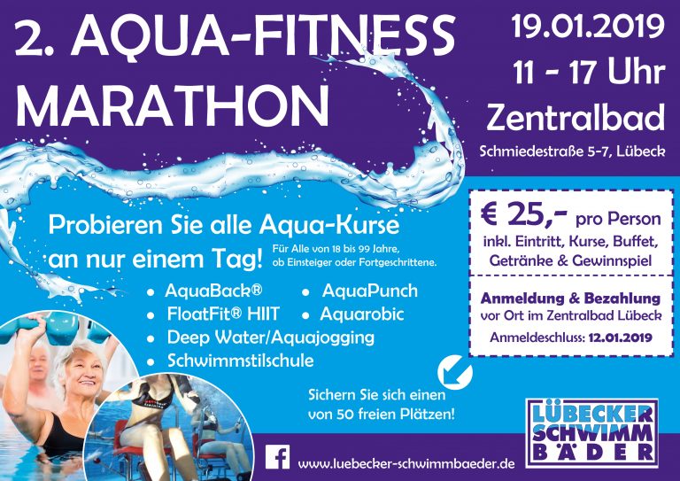 Aqua Fitness Marathon Ausgebucht L Becker Schwimmb Der